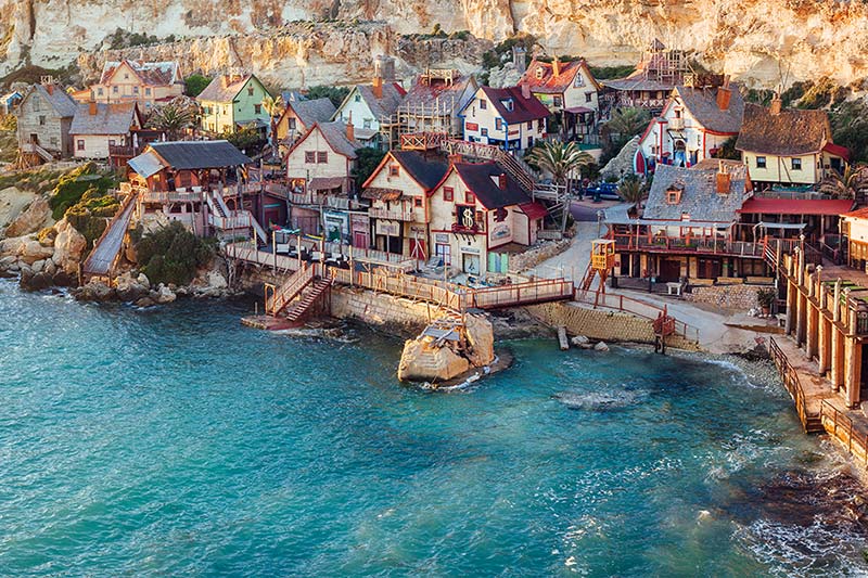 Malta Attractions - Popeye Village